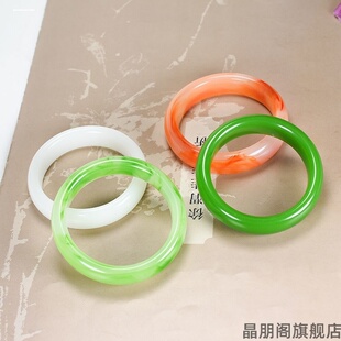 小众步环汉服温柔仿真道具古风仿玉手镯情人节镯子清新手环文艺