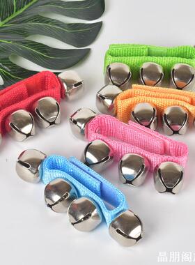 手脚腕铃婴儿童舞蹈演出手摇铃幼儿园小学生早教音乐感知教具玩具