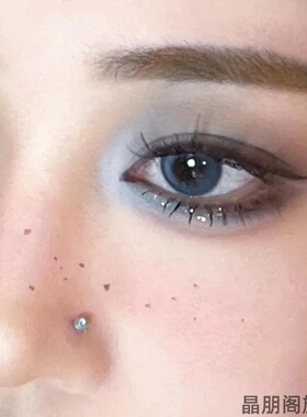 假唇钉贴无洞个性欧美鼻