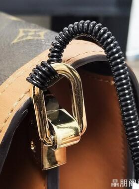 包包D扣五金扣缠绕圈黑色线圈保护圈五金缠绕圈防磨损包包线圈