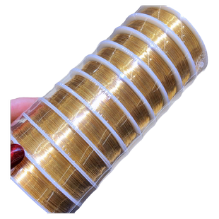 【铜丝】铜镀14K注金包金绕线掐丝缠花软金线