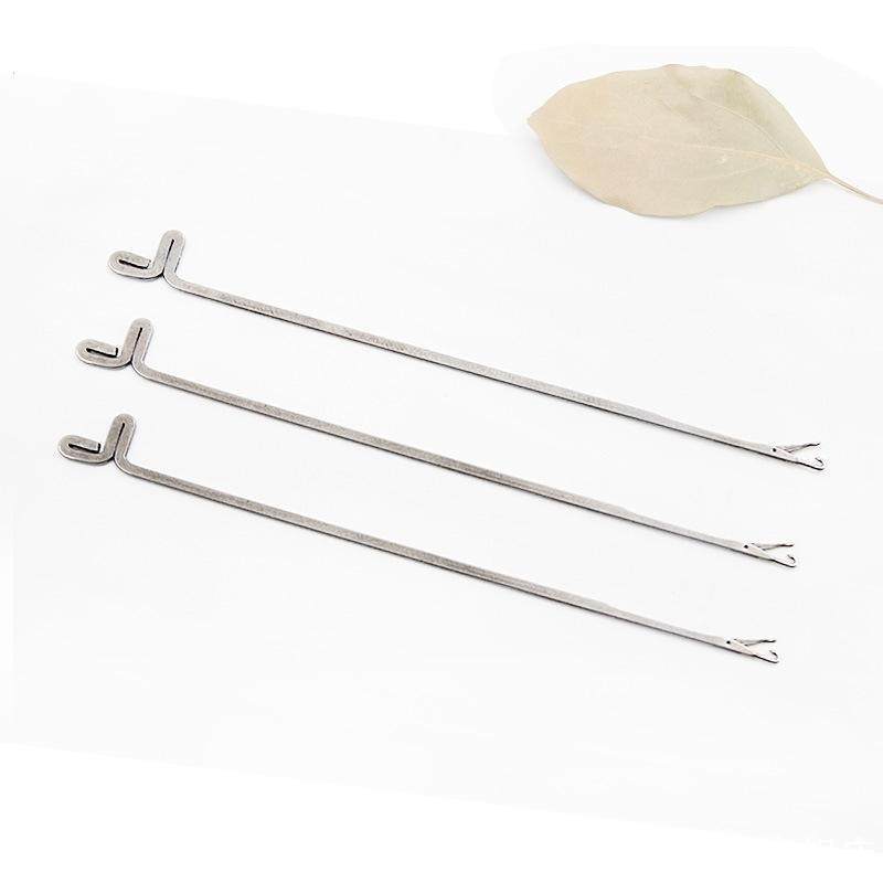 文玩核桃双头钩针工具金色刚菩提子橄榄核弯头挑针钩针珠清理针