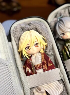 适用双子ob11娃娃收纳包收纳袋Blytheob1112手包粘土抗压布娃娃