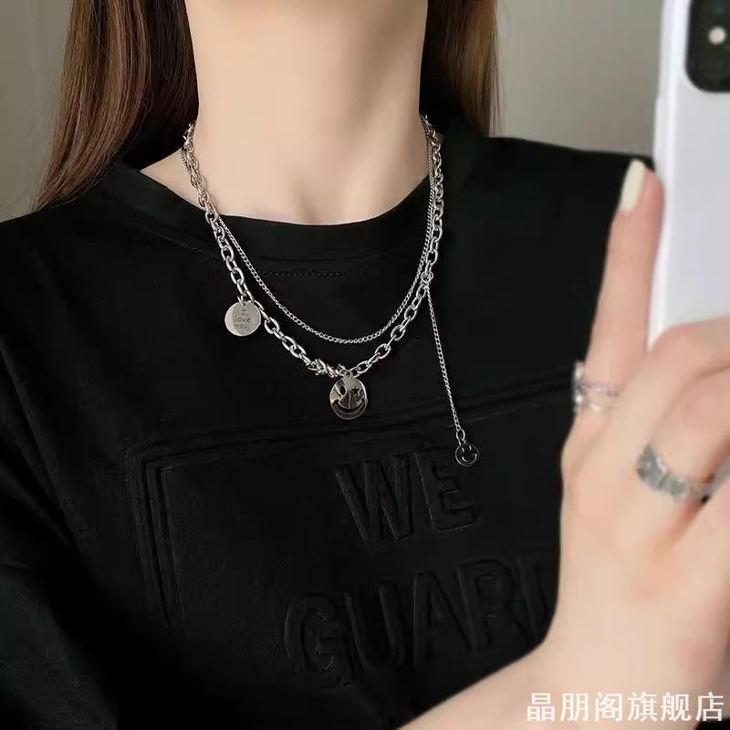 儿童项链男孩女孩美式hiphop高级感男童个性穿搭女童嘻哈街舞配饰图片