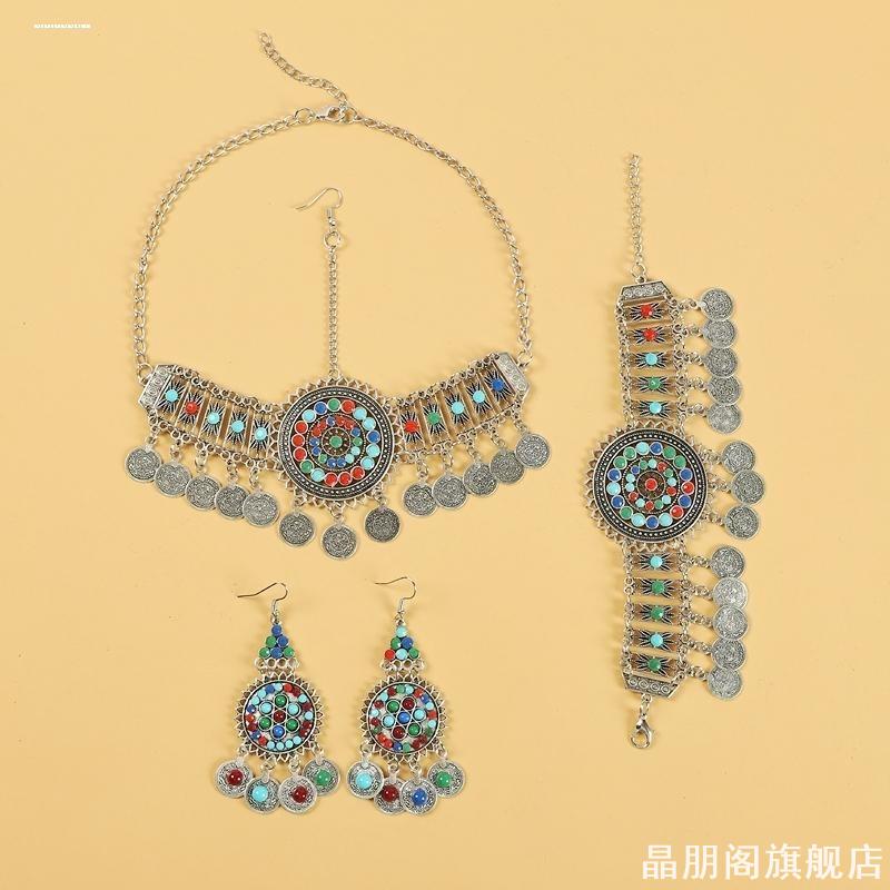 白鹿复古民族流苏头饰古装异域同