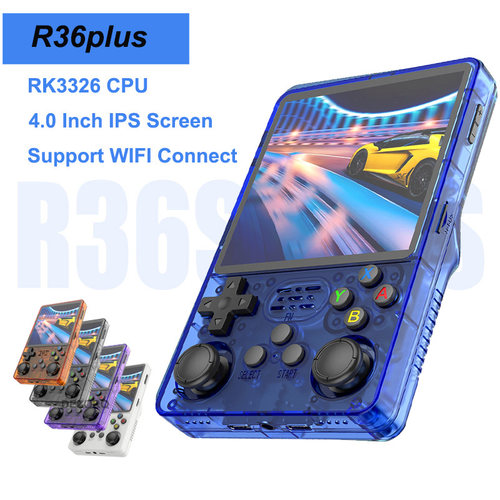 R36S plus 高清大屏幕复古PSP游戏机开源3D掌机便携PS1送礼好物