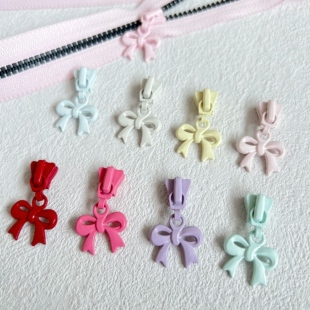 YKK正品3号树脂拉链头蝴蝶结彩色拉锁 箱包娃衣宠物服饰diy手作