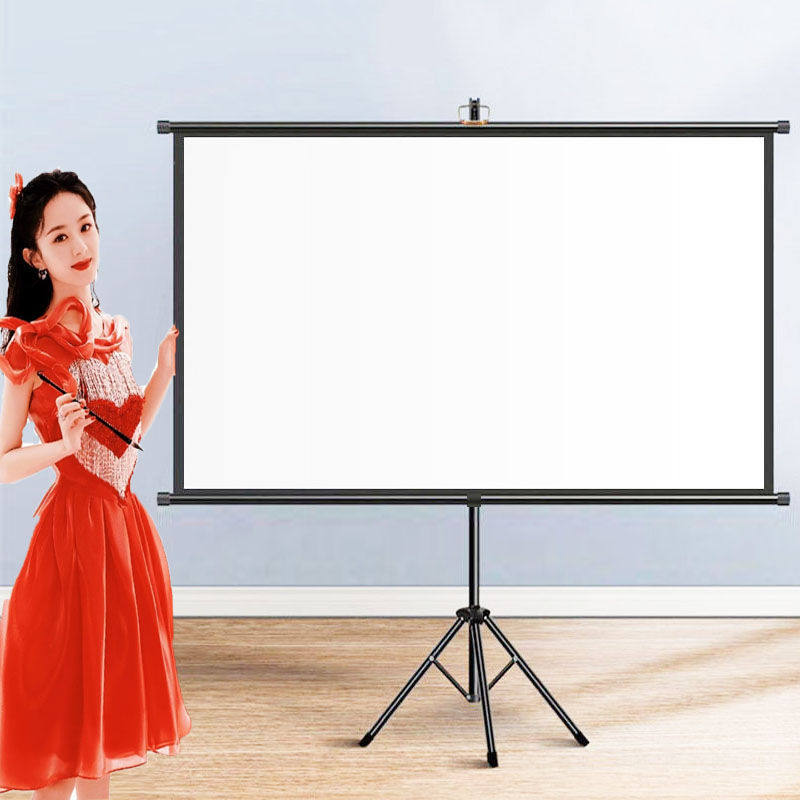 光子幕布可移动投影幕布支架式投影仪幕布支架落地壁挂幕布免打孔