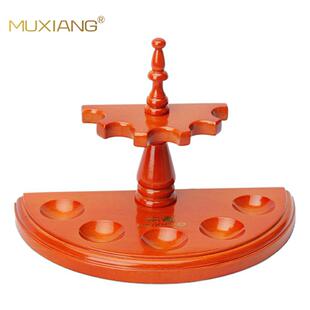 MUXIANG 半圆型5位烟斗架可折卸收藏展示架外贸热销厂家 罗马式