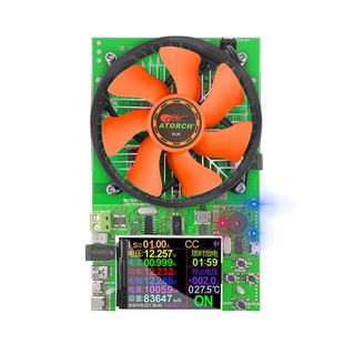 炬为DL24电子可调负载电池电瓶放电老化检测试仪usb电压表电流表