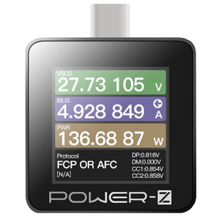 ChargerLAB POWER-Z USB PD3.1协议50V10A双Type-C测试仪 KM003C