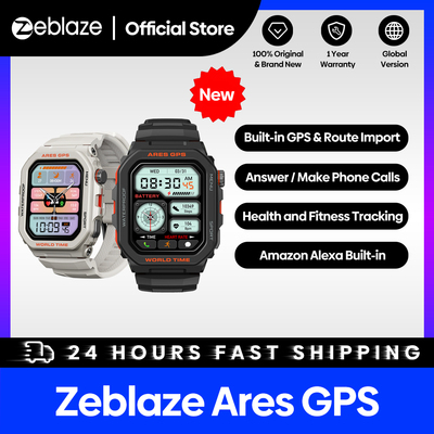 Zeblaze Ares GPS Smart Watch Bluetooth Calling WR 3 ATM