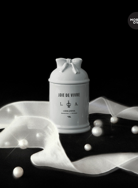 moreover奥吉复古棉签罐牙签盒牙线收纳盒新款创意高颜值轻奢陶瓷