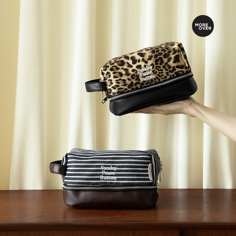 MOREOVER干湿分离洗漱包双层大容量便携化妆包护肤收纳手提旅行包