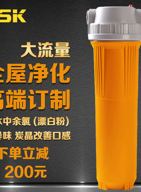 德国全屋大流量除氯中央净水机