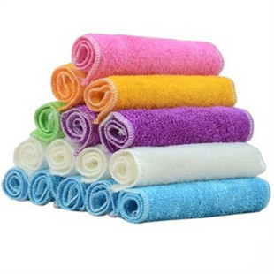 韩国竹纤维抹布大号双层加厚家用洗碗布不沾油去油厨房清洁百洁布