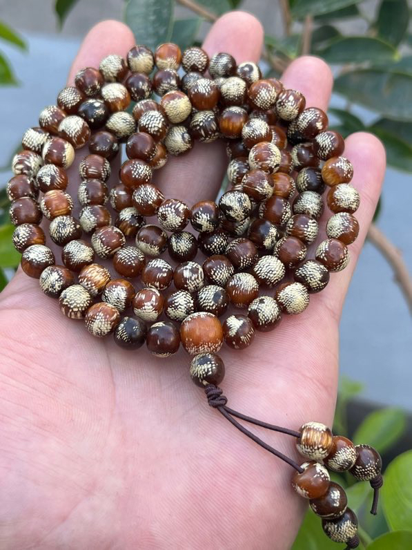 越南芽庄玉化老料沉香手串8mm＊108颗佛珠手链约35 克男女士项链