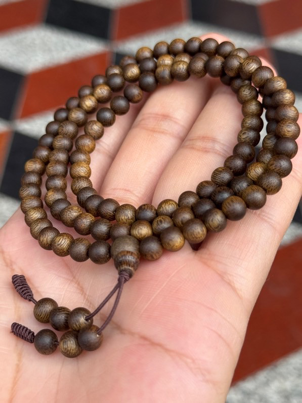 质检款海南黄油沉香手串沉水款0.6cm＊108颗佛珠手链约17克男女士,饰品/流行首饰/时尚饰品新,沉香,淘宝优惠券,粉丝福利购,淘宝优惠卷