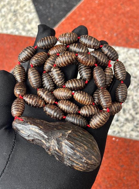 海南玉化糖结老料沉香手链随型橄榄珠挂件饰品约75克天然野生老料