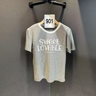 2026年夏季 940 新款 秋季 上衣女 宽松短袖 901