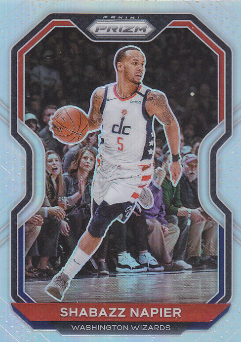 NBA球星卡帕尼尼2021Prizm普卡银折凑套#193纳皮尔