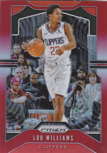 126路威 NBA帕尼尼球星卡1920Prizm普卡红折射299编凑套