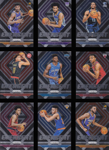 NBA球星卡帕尼尼1819Prizm新秀特卡Emergent凑套