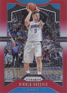 247武切维奇 NBA帕尼尼球星卡1920Prizm普卡红折射299编凑套