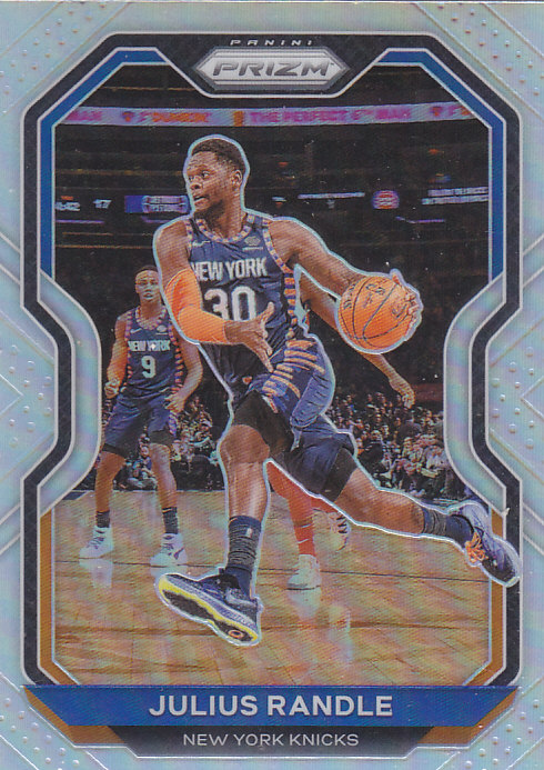 NBA球星卡帕尼尼2021Prizm普卡银折凑套#54朱利叶斯兰德尔