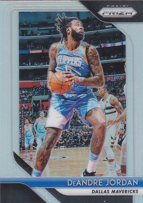 nba球星卡panini1819prizm银折#12德安德烈乔丹