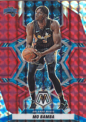 NBA帕尼尼球星卡2122马赛克普卡红折射凑套#93莫班巴