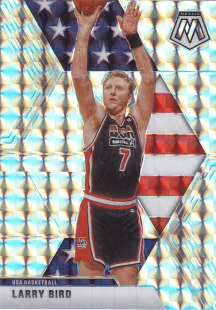 NBA帕尼尼球星卡1920普卡格子折马赛克美国队凑套 254拉里伯德