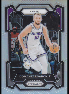 NBA球星卡2324Prizm普卡银折射凑套#45萨博尼斯