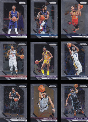 NBA球星卡帕尼尼1819Prizm普卡Base凑套No201-225