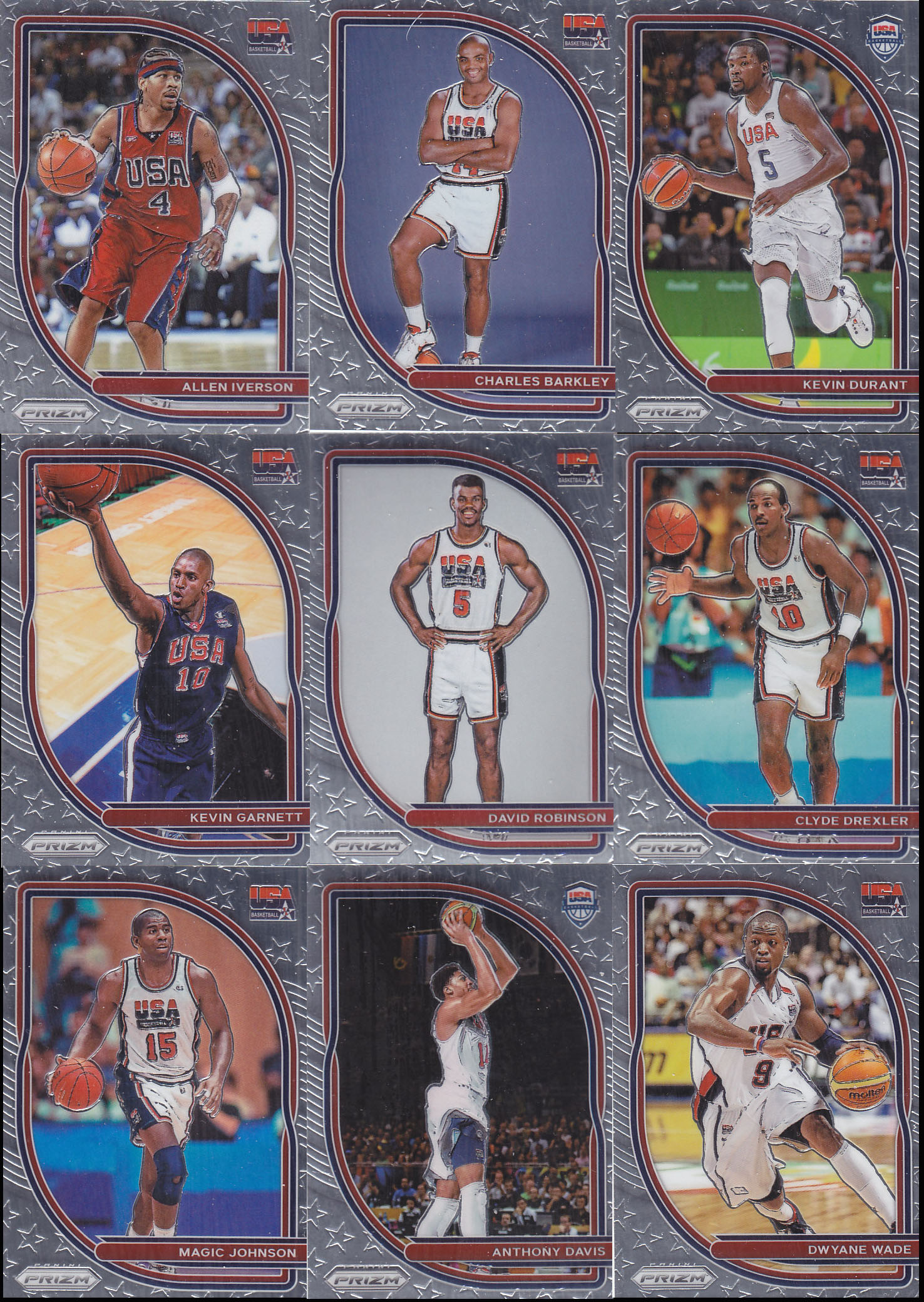 nba帕尼尼球星卡prizm2021