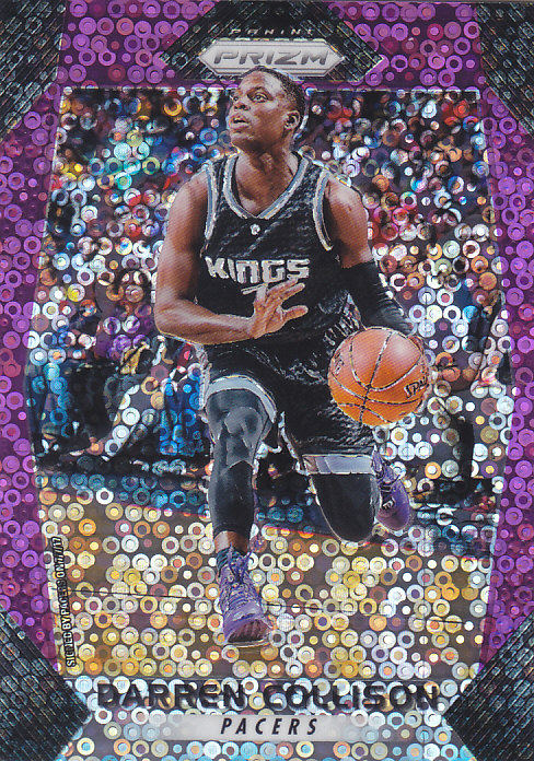 nba帕尼尼球星卡prizm1718紫泡泡折射凑套75编#229达伦-科里森