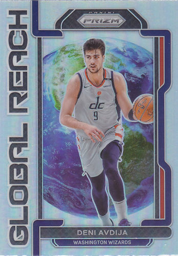 NBA帕尼尼球星卡Prizm2122特卡银折GlobalReach凑套#8阿夫迪亚