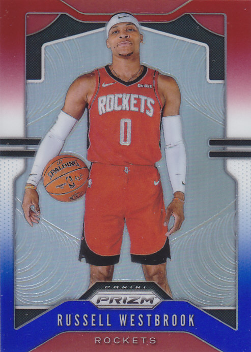 NBA帕尼尼球星卡Prizm1920普卡三色折射凑套#182威斯布鲁克