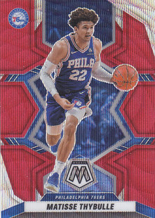 NBA球星卡2122马赛克红波纹折射凑套#103塞布尔