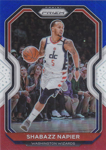 NBA球星卡帕尼尼2021Prizm三色折凑套#193纳皮尔