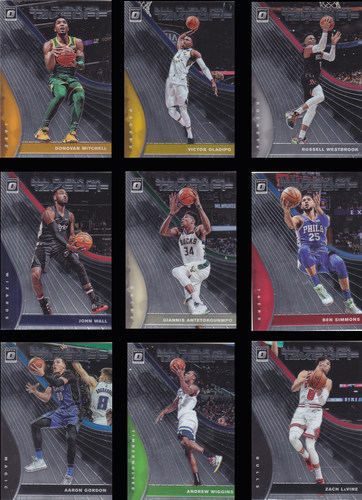 NBA球星卡panini1920Optic特卡TakeOff凑套本西蒙斯字母哥米切尔