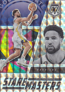 NBA球星卡2223Mosaic凝视特卡马赛克格子折凑套#24克莱汤普森