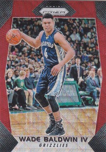 209鲍德温 NBA帕尼尼球星卡Prizm1718普卡红波纹凑套