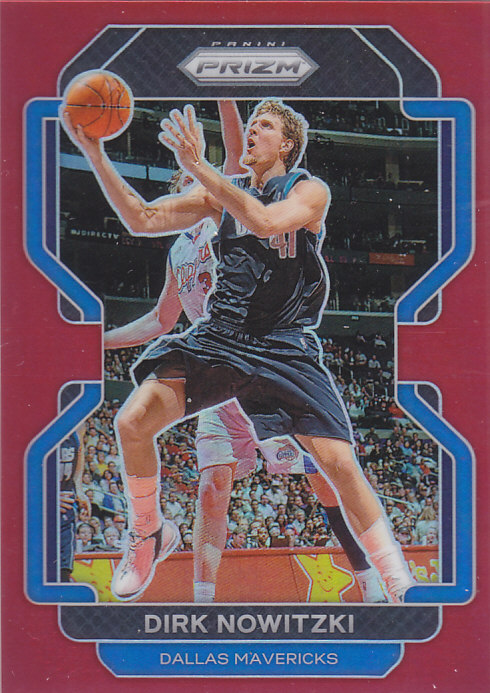 NBA球星卡2122Prizm普卡红折射299编凑套#289诺维斯基
