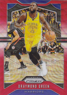 NBA球星卡panini1920Prizm普卡红波纹折射凑套#101追梦格林