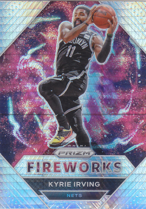NBA球星卡Prizm2021FireWorks特卡Hyper折凑套#20凯里欧文