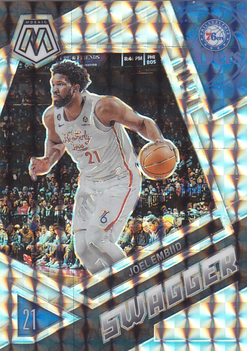 NBA球星卡2223Mosaic特卡Swagger马赛克凑套#14恩比德