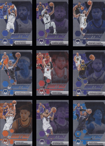 NBA球星卡2223Mosaic蒙太奇Montage特卡马赛克凑套No1-20