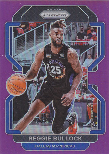 NBA球星卡2122Prizm普卡紫折射99编凑套#180雷吉布洛克