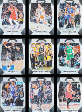 NBA球星卡panini1718Prizm普卡银折凑套No1-No50恩比德克雷汤普森